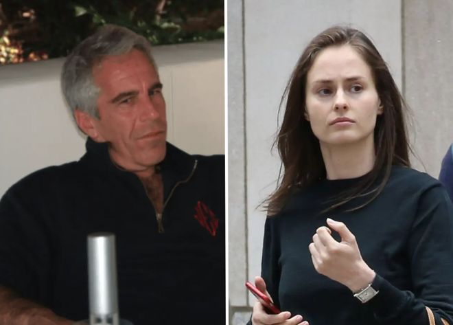 与爱泼斯坦共舞嬉笑的神秘红衣女子身份披露